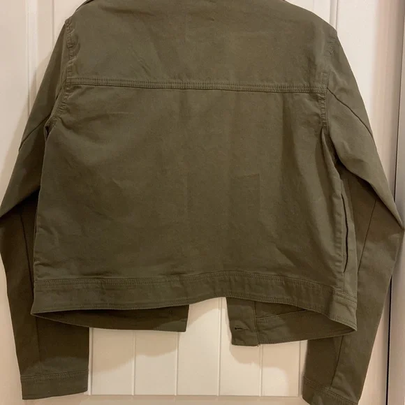 Green military khaki jacket - Picture 2 of 5